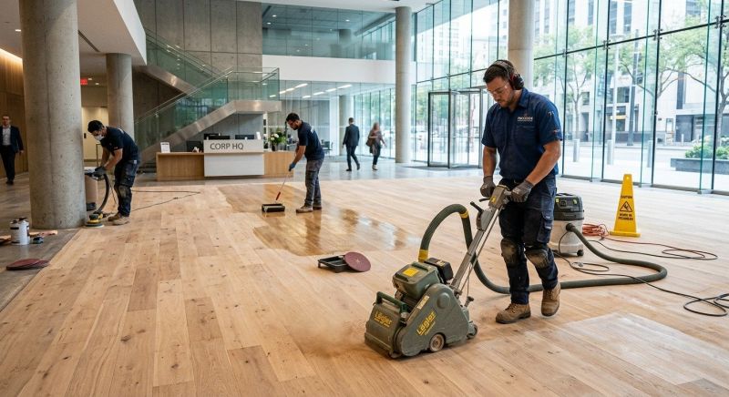 Our team working on Flooring Service projects in Denver, CO