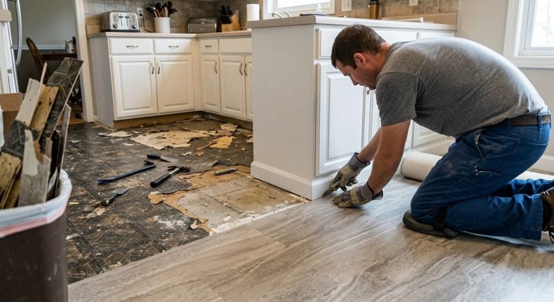 Linoleum Floor Installation in Lafayette, CO