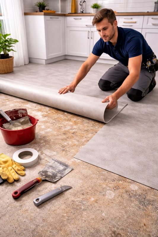 Linoleum Floor Installation in Morrison, CO
