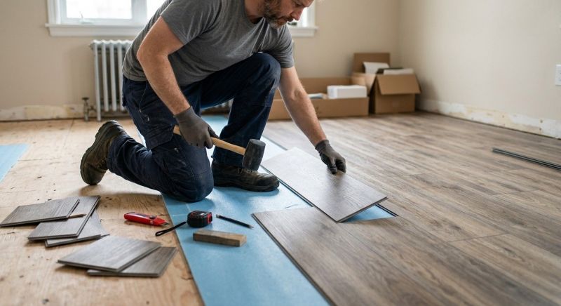 Linoleum Floor Installation in Parker, CO