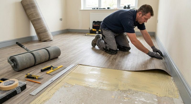 Sheet Vinyl Installation in Aurora, CO