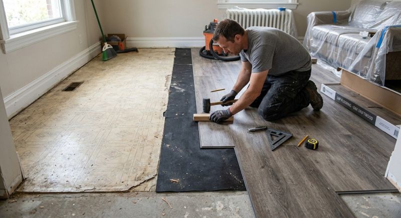Vinyl Floor Remodeling in Denver, CO